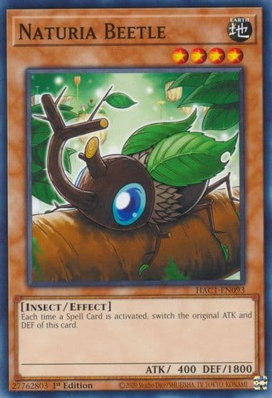 Naturia Beetle Hidden Arsenal: Chapter 1 Yu-Gi-Oh! card