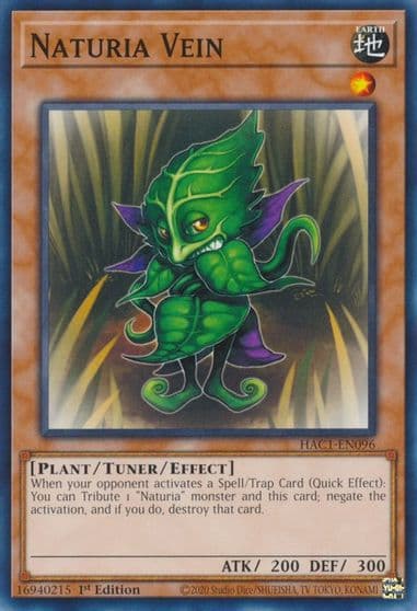 Naturia Vein Hidden Arsenal: Chapter 1 Yu-Gi-Oh! card