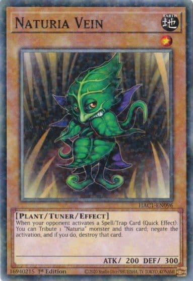 Naturia Vein Duel Terminal Hidden Arsenal: Chapter 1 Yu-Gi-Oh! card