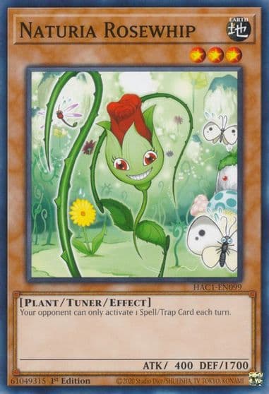 Naturia Rosewhip Hidden Arsenal: Chapter 1 Yu-Gi-Oh! card