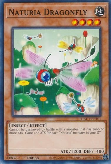 Naturia Dragonfly Hidden Arsenal: Chapter 1 Yu-Gi-Oh! card