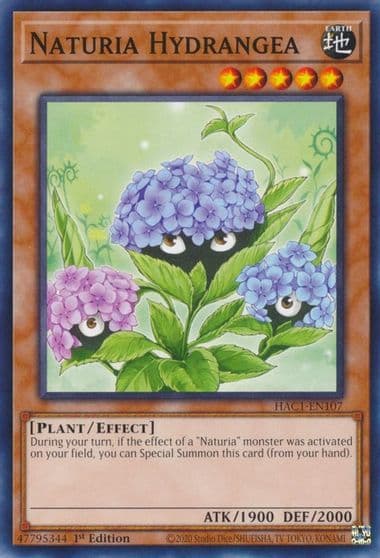 Naturia Hydrangea Hidden Arsenal: Chapter 1 Yu-Gi-Oh! card
