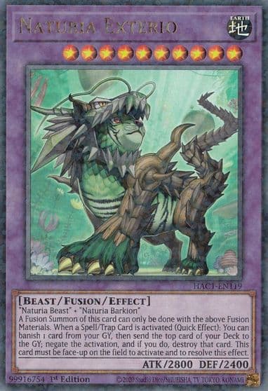 Naturia Exterio Duel Terminal Hidden Arsenal: Chapter 1 Yu-Gi-Oh! card