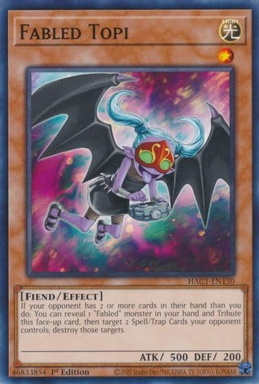 Fabled Topi Hidden Arsenal: Chapter 1 Yu-Gi-Oh! card