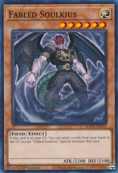 Fabled Soulkius Hidden Arsenal: Chapter 1 Yu-Gi-Oh! card