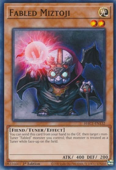 Fabled Miztoji Hidden Arsenal: Chapter 1 Yu-Gi-Oh! card