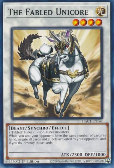 The Fabled Unicore Hidden Arsenal: Chapter 1 Yu-Gi-Oh! card