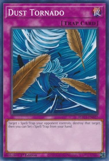 Dust Tornado Hidden Arsenal: Chapter 1 Yu-Gi-Oh! card
