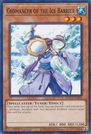 Geomancer of the Ice Barrier Hidden Arsenal: Chapter 1 Yu-Gi-Oh! card