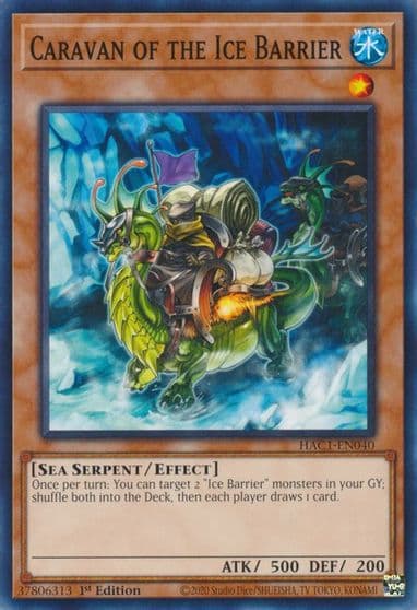 Caravan of the Ice Barrier Hidden Arsenal: Chapter 1 Yu-Gi-Oh! card