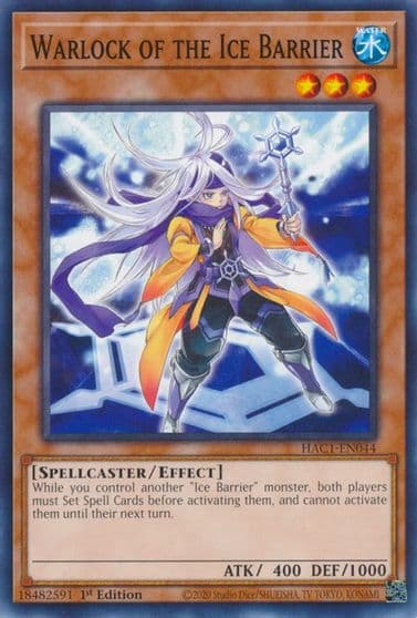 Warlock of the Ice Barrier Hidden Arsenal: Chapter 1 Yu-Gi-Oh! card