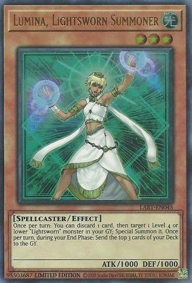 Lumina Lightsworn Summoner The Lost Art Promotion Yu-Gi-Oh! card
