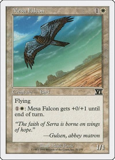 Mesa Falcon Classic Sixth Edition Magic card