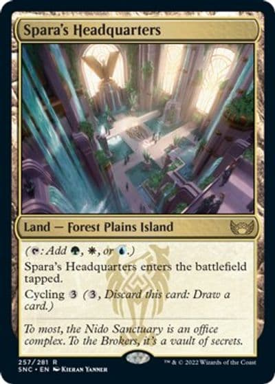 Sparas Headquarters Streets of New Capenna Magic card