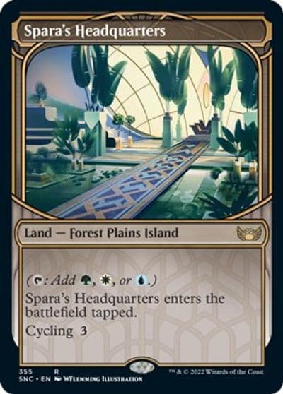 Sparas Headquarters Showcase Streets of New Capenna Magic card
