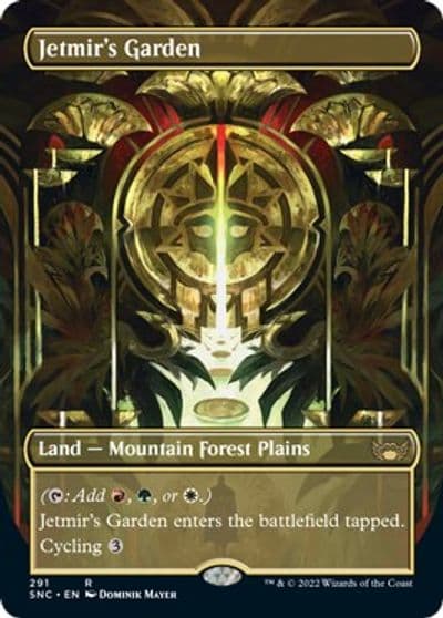 Jetmirs Garden Borderless Streets of New Capenna Magic card