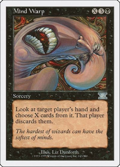 Mind Warp Classic Sixth Edition Magic card