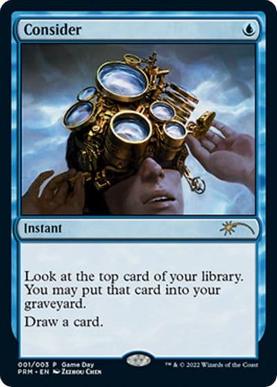 Consider Game Day & Store Championship Promos Magic card