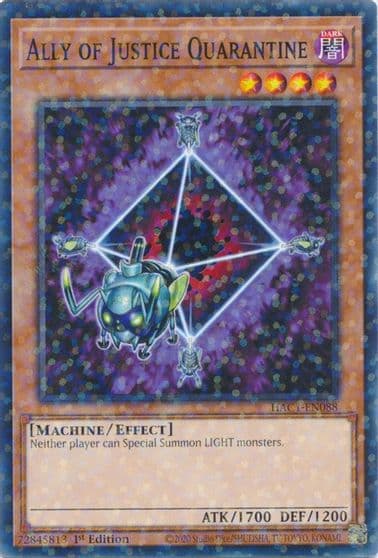 Ally of Justice Quarantine Duel Terminal Hidden Arsenal: Chapter 1 Yu-Gi-Oh! card