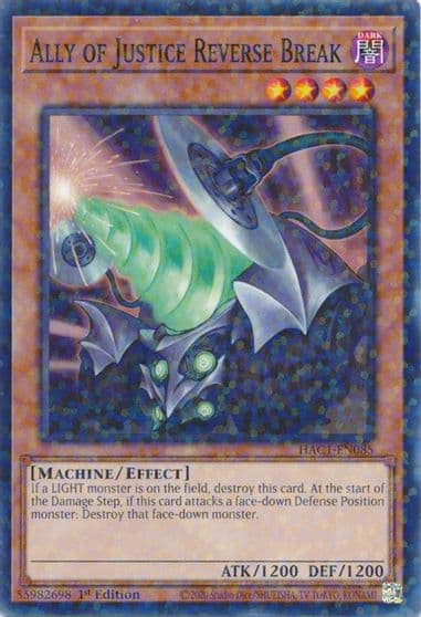 Ally of Justice Reverse Break Duel Terminal Hidden Arsenal: Chapter 1 Yu-Gi-Oh! card