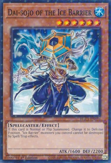 Dai sojo of the Ice Barrier Duel Terminal Hidden Arsenal: Chapter 1 Yu-Gi-Oh! card