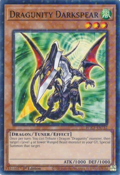 Dragunity Darkspear Duel Terminal Hidden Arsenal: Chapter 1 Yu-Gi-Oh! card