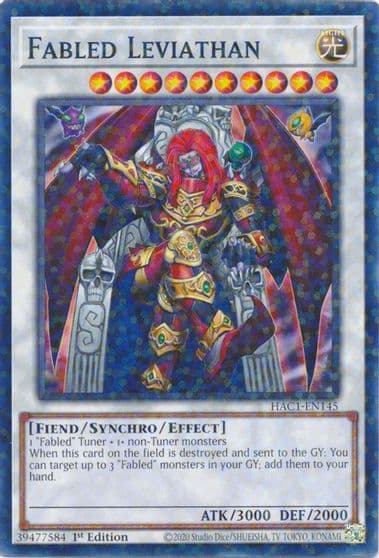 Fabled Leviathan Duel Terminal Hidden Arsenal: Chapter 1 Yu-Gi-Oh! card