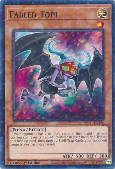 Fabled Topi Duel Terminal Hidden Arsenal: Chapter 1 Yu-Gi-Oh! card