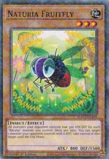 Naturia Fruitfly Duel Terminal Hidden Arsenal: Chapter 1 Yu-Gi-Oh! card