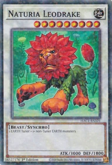 Naturia Leodrake Duel Terminal Hidden Arsenal: Chapter 1 Yu-Gi-Oh! card