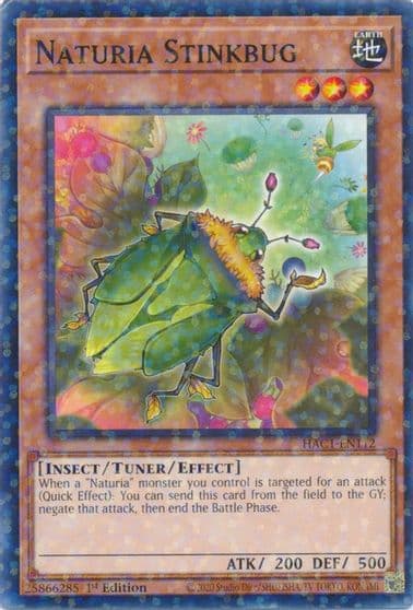 Naturia Stinkbug Duel Terminal Hidden Arsenal: Chapter 1 Yu-Gi-Oh! card