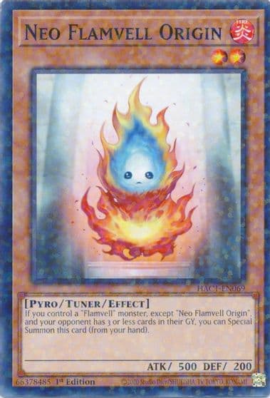 Neo Flamvell Origin Duel Terminal Hidden Arsenal: Chapter 1 Yu-Gi-Oh! card