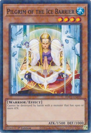 Pilgrim of the Ice Barrier Duel Terminal Hidden Arsenal: Chapter 1 Yu-Gi-Oh! card