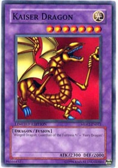 Kaiser Dragon McDonald's Promo Series 2 Yu-Gi-Oh! card