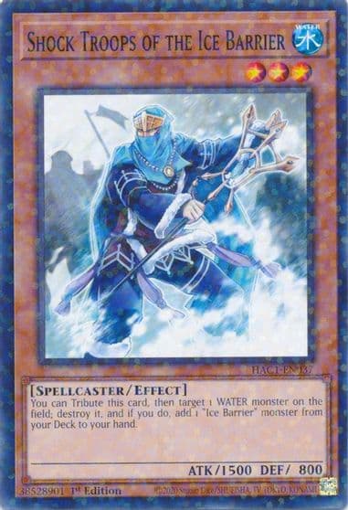 Shock Troops of the Ice Barrier Duel Terminal Hidden Arsenal: Chapter 1 Yu-Gi-Oh! card