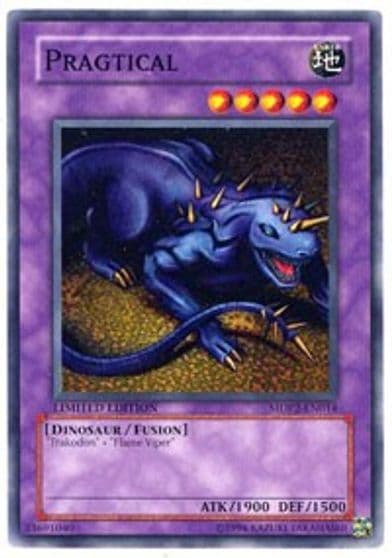 Pragtical McDonald's Promo Series 2 Yu-Gi-Oh! card