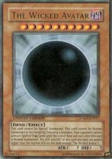 The Wicked Avatar Shonen Jump Magazine Promos Yu-Gi-Oh! card