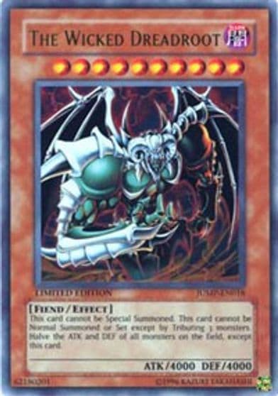 The Wicked Dreadroot Shonen Jump Magazine Promos Yu-Gi-Oh! card