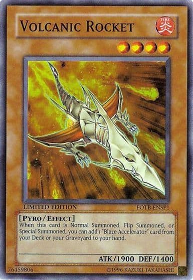 Volcanic Rocket Sneak Preview Series 3 Yu-Gi-Oh! card