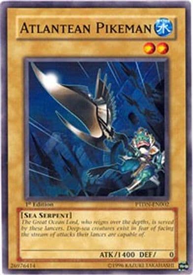 Atlantean Pikeman Phantom Darkness Yu-Gi-Oh! card