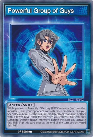 Powerful Group of Guys Speed Duel GX: Duel Academy Box Yu-Gi-Oh! card