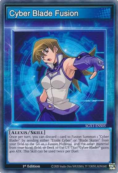 Cyber Blade Fusion Speed Duel GX: Duel Academy Box Yu-Gi-Oh! card