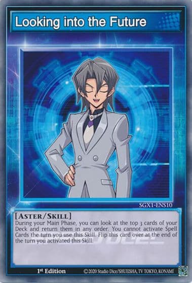 Looking into the Future Speed Duel GX: Duel Academy Box Yu-Gi-Oh! card