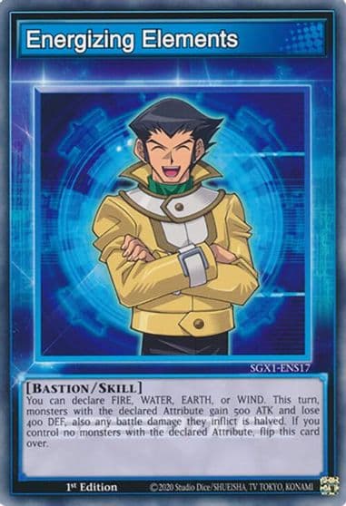 Energizing Elements Speed Duel GX: Duel Academy Box Yu-Gi-Oh! card