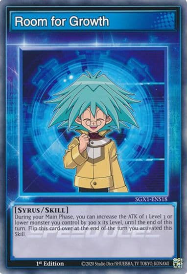 Room for Growth Speed Duel GX: Duel Academy Box Yu-Gi-Oh! card