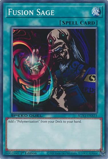 Fusion Sage Speed Duel GX: Duel Academy Box Yu-Gi-Oh! card