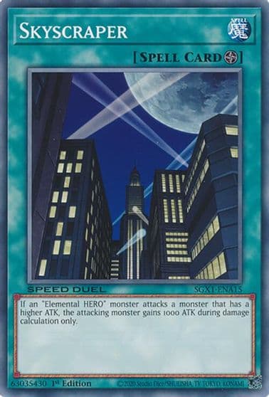 Skyscraper Speed Duel GX: Duel Academy Box Yu-Gi-Oh! card