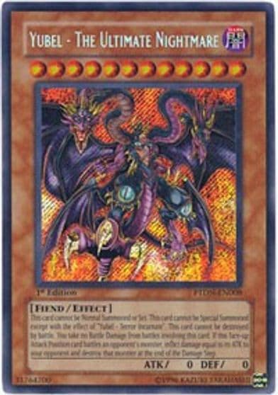 Yubel The Ultimate Nightmare Phantom Darkness Yu-Gi-Oh! card