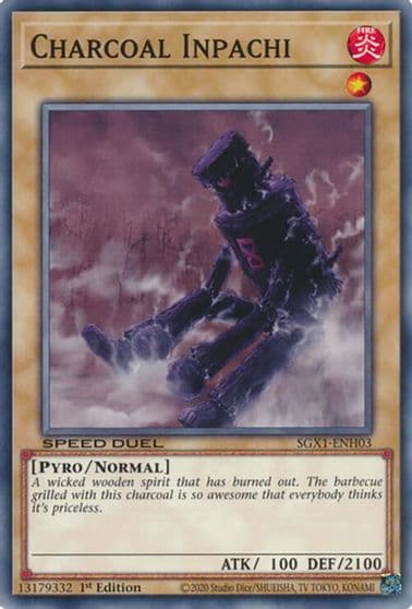 Charcoal Inpachi Speed Duel GX: Duel Academy Box Yu-Gi-Oh! card