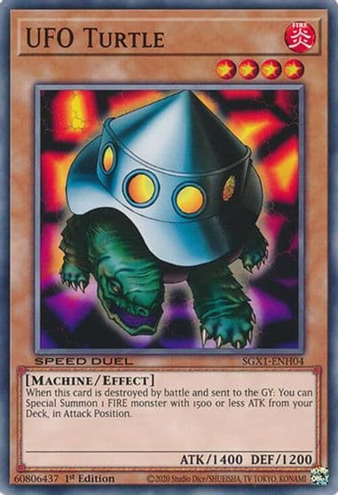 UFO Turtle Speed Duel GX: Duel Academy Box Yu-Gi-Oh! card